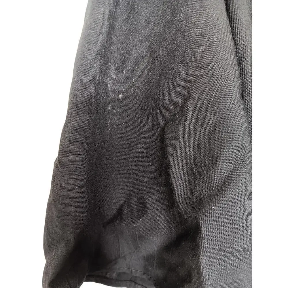 Old Navy Black Tiered V-Neck Dress 4X Plus Size NWT Lightweight Flowy - Picture 7 of 11